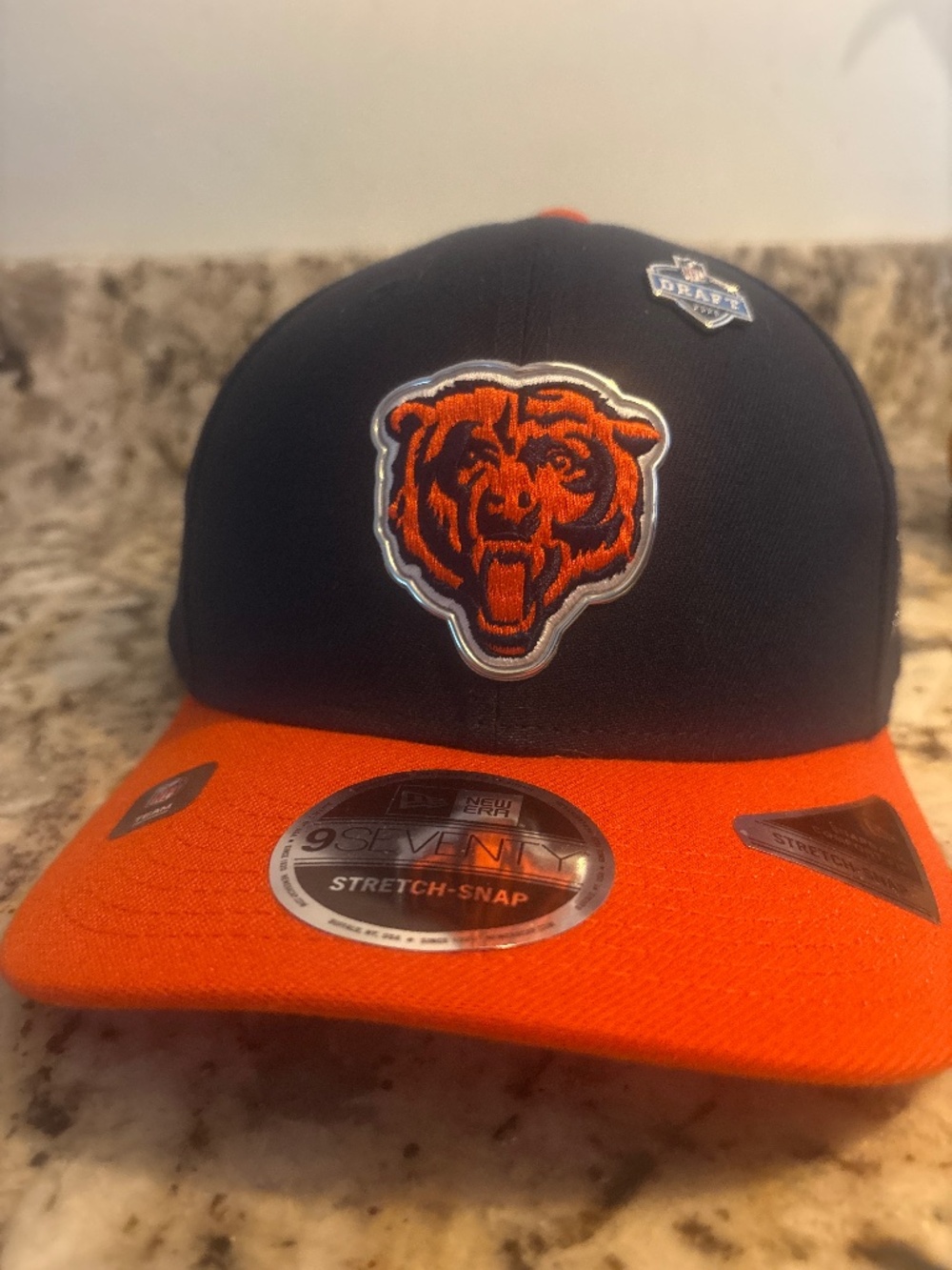 New Era Chicago Bears NFL Snapback Hat Navy Orange NWT